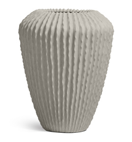 Кашпо TREEZ Effectory - Moho - Высокий Design-конус - Белый песок