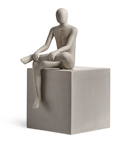 Скульптура TREEZ Effectory - Philosopher's Stone - Уверенность - Белый песок