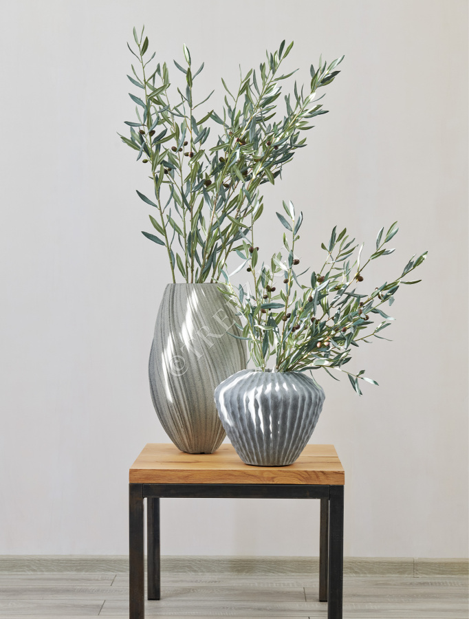 Ветвь оливы большая интерьерная с плодами (серия Prime) фото