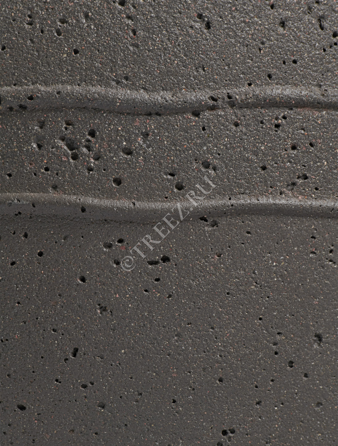 Кашпо TREEZ ERGO - Nero - Амфора - Чёрный туф фото