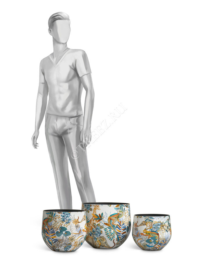 Кашпо TREEZ Effectory - Savage Garden - Чаша - Wild фото