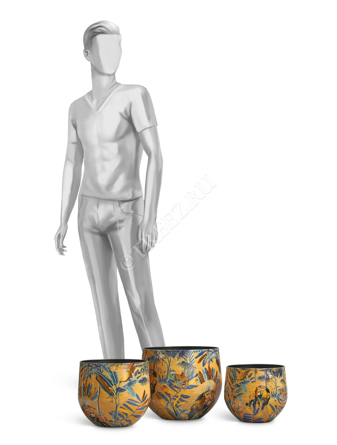 Кашпо TREEZ Effectory - Savage Garden - Чаша - King фото