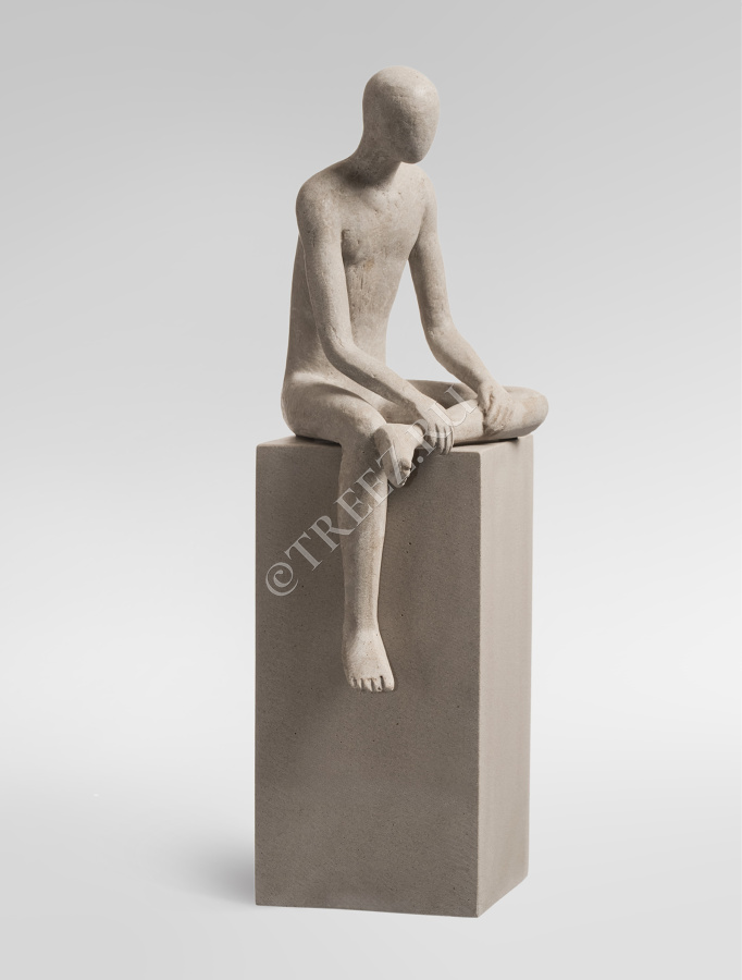 Скульптура TREEZ Effectory - Philosopher's Stone - Спокойствие - Белый песок фото